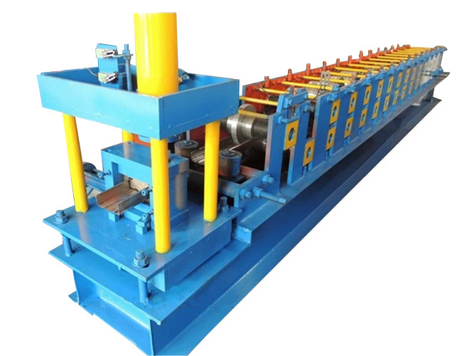 Low Noise Galvanized Box Beam Rack Roll Forming Machine For Storage System