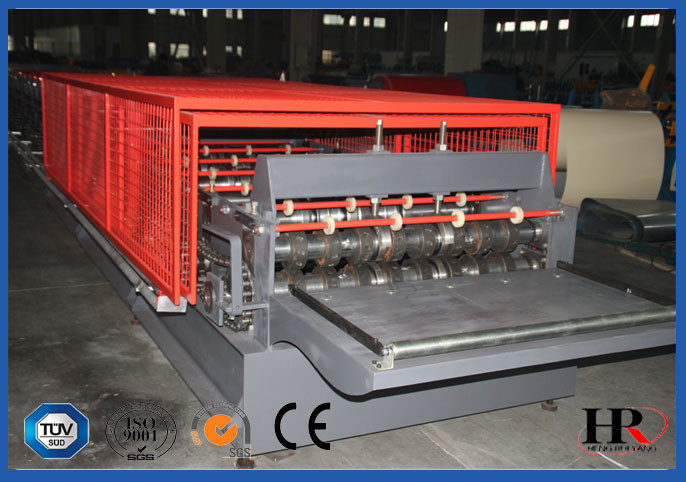 Hydraulic decoiler Metal Deck Roll Forming Machine High Speed 10-12m/min