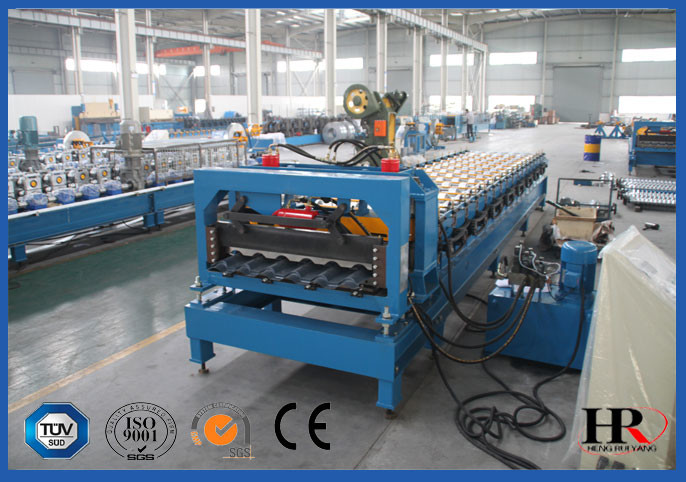 Step Tile Roll forming machine with Mitsubishi PLC & converter
